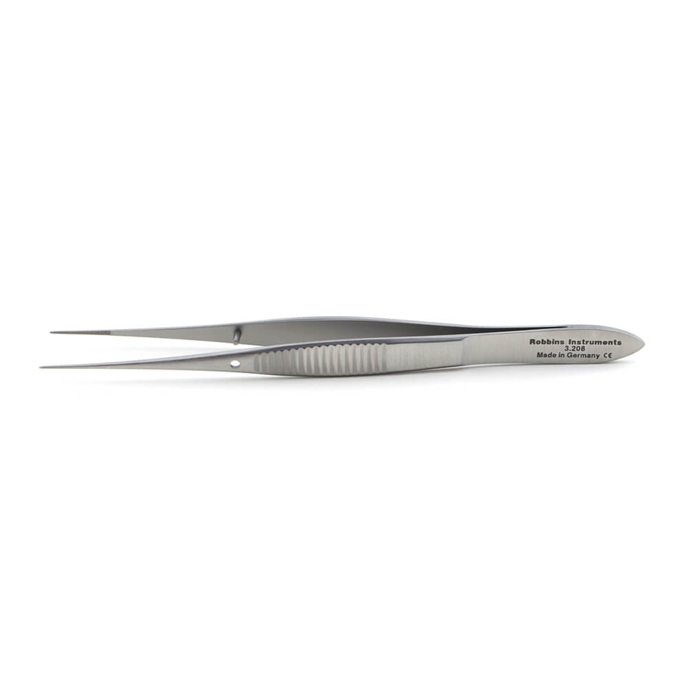 Eye Dressing Forceps Serrated Tips